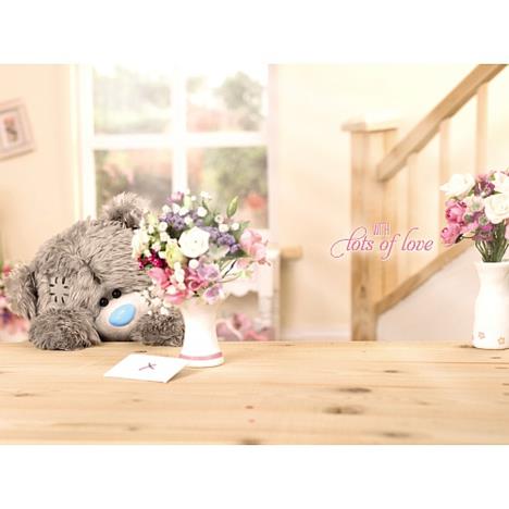 3D Holographic Mum Bear With Flowers Me to You Bear Birthday Card Extra Image 1